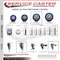 Service Caster 4 Inch Blue Polyurethane Swivel 34 Inch Threaded Stem Caster Set 2 Total Lock Brakes SCC-TSTTL20S414-PPUB-BLUE-34212-2-S2 - alternate 5